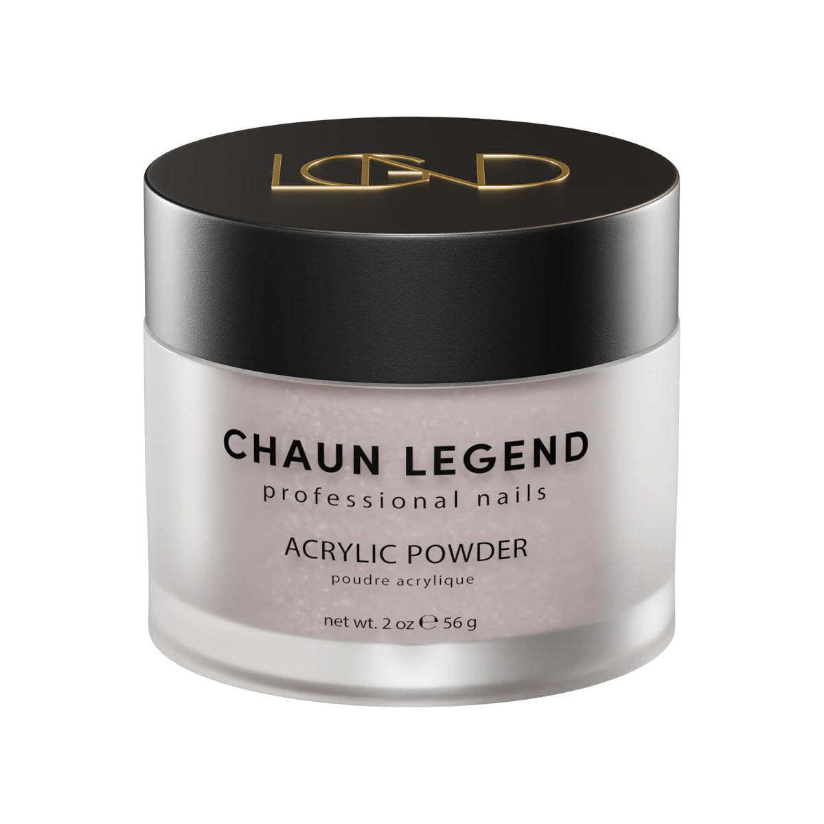 Chaun Legend Acrylic Powder, 2 Oz Long Lasting Salon Quality, Bubble Free, Self Leveling Professional Manicures, Fake Nails, Carving & Extensions