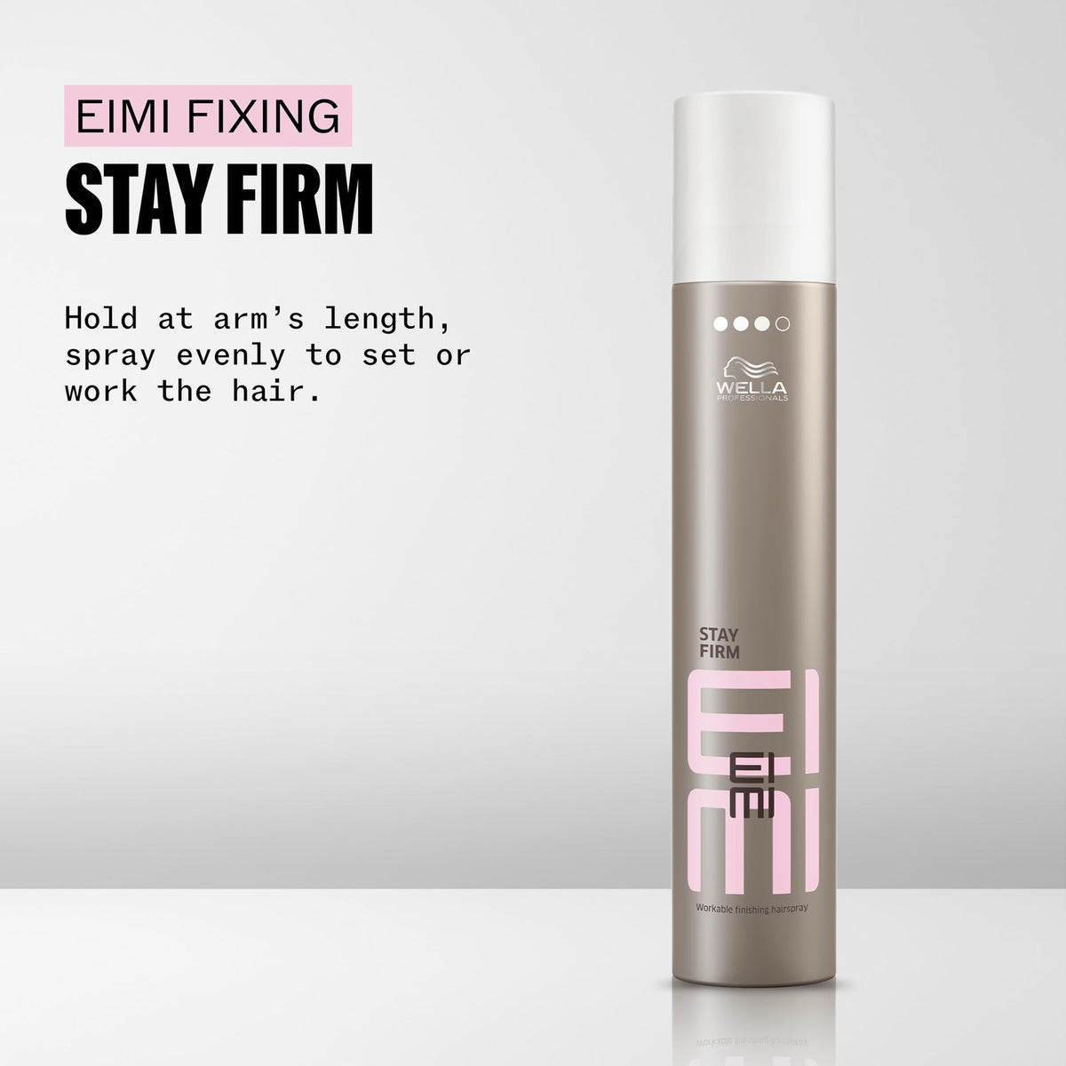 Wella Professionals EIMI Stay Firm | Workable Finishing Hairspray with 24H Firm Hold | Fast Drying | Humidity Resistant, UV & Heat Protectant | 9 Oz Beauty & Personal Care Wella Professionals