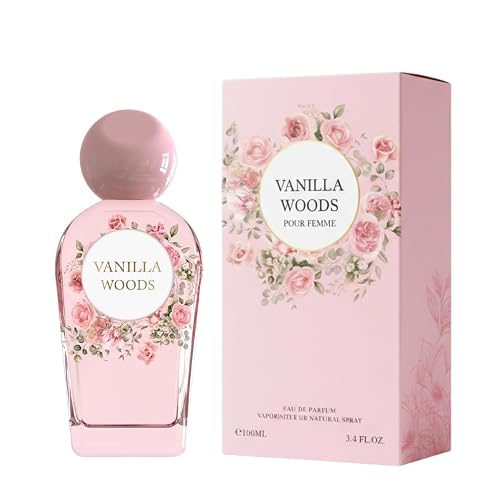 Jean Rish Vanilla Woods Perfume for Women Eau De Parfum, Long-Lasting Luxury Fragrance, Made In USA - Pink Pepper, Vanilla, Sandalwood Scent - 100ml Beauty & Personal Care Jean Rish