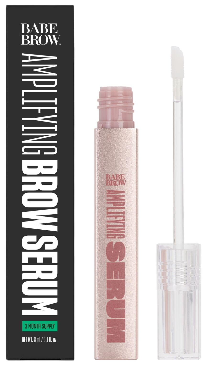Babe Original Brow Serum For Thicker Looking Eyebrows - Brow Serum with Peptides, Castor Oil, Biotin, Repairing Amino Acids | 3mL size Beauty & Personal Care BABE ORIGINAL