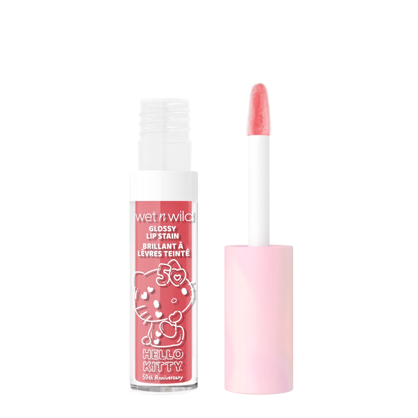 wet n wild Hello Kitty Glossy Lip Stain, Warm Apple Pie Lightly Scented, Nourishing New Glossy Finish Formula, Cruelty-Free & Vegan - So Sweet Beauty & Personal Care wet n wild