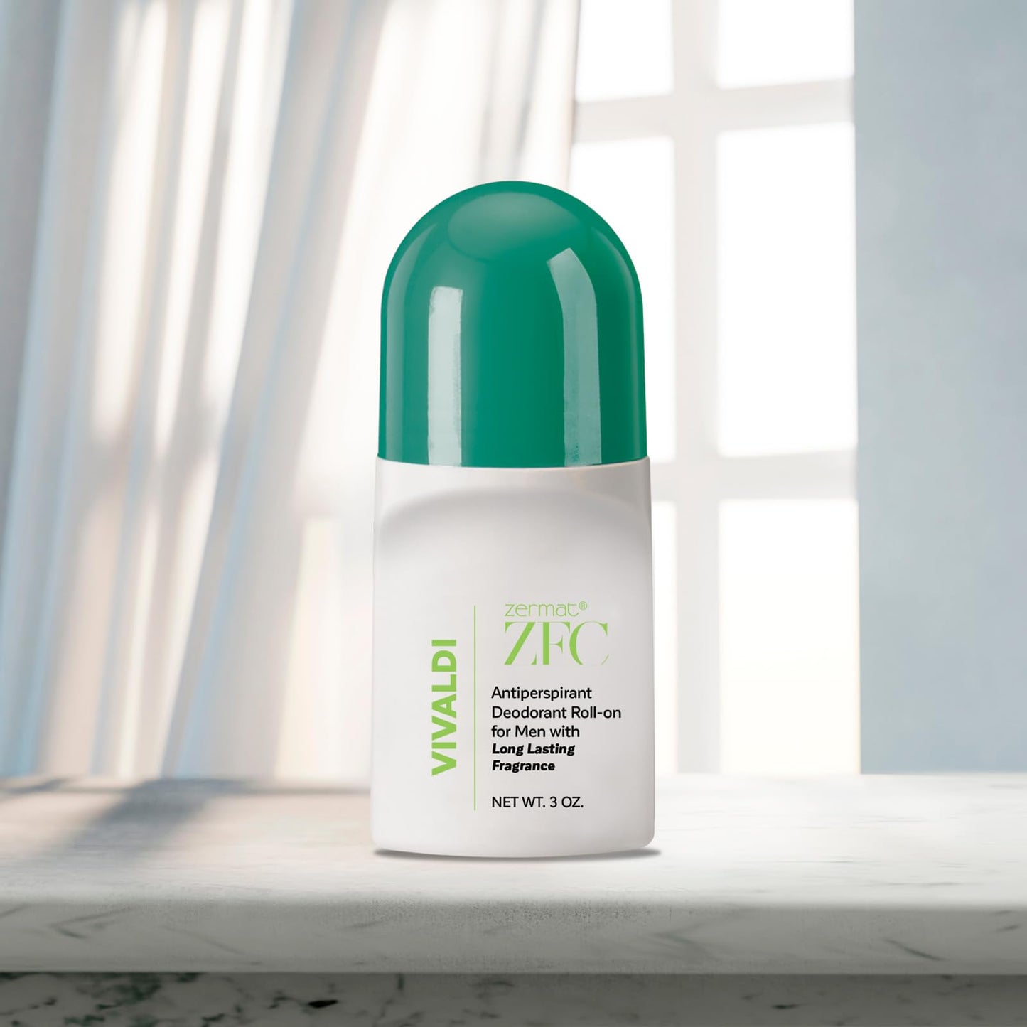 Zermat Vivaze Vivaldi, Roll-On Deodorant, 24 h Antiperspirant, 3 Oz. Beauty and Personal Care Zermat