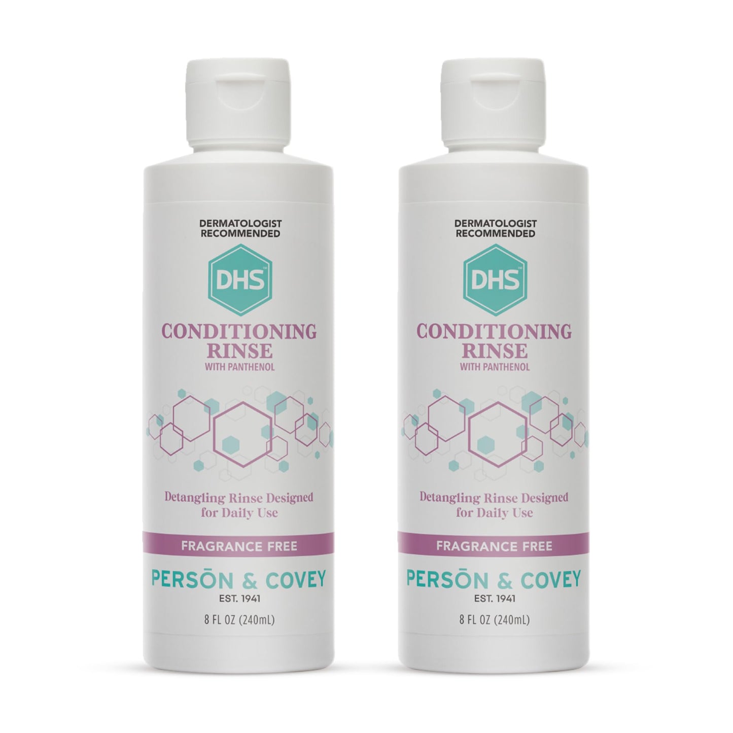 DHS Conditioning Rinse Moisturizing Conditioner - Hydrating and Detangling for Dry, Damaged, or Oily Hair - 2 Pack (8 oz Bottles) Beauty & Personal Care DHS