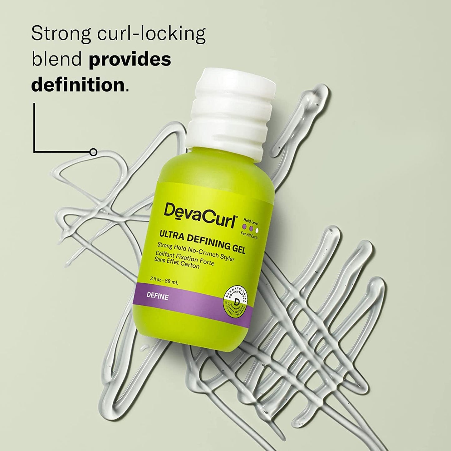 DevaCurl Ultra Defining Gel Strong Hold Non-Crunch Styler, 3 fl. oz Beauty & Personal Care DevaCurl