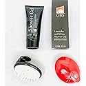 G.B.S Lavender & Citrus Shower Gel & Body Soap Wash Scalp Scrubber Shampoo Brush Set for Men and Women for Daily Use 3 in 1 For Body, Face, Hair Beauty & Personal Care G.B.S