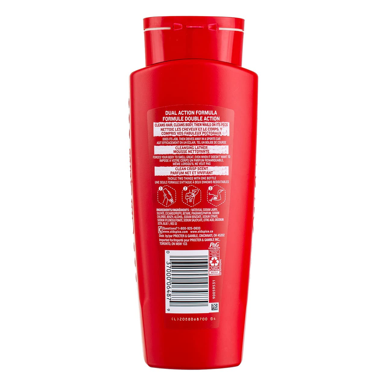 Old Spice High Endurance Hair & Body Wash 18 oz (Pack of 3) Beauty & Personal Care Old Spice