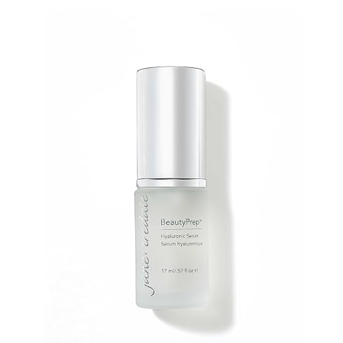 jane iredale BeautyPrep Hyaluronic Serum, Lightweight, Non-Greasy, Moisture-Locking Formula, Smooths, Softens, and Brightens Skin, Paraben Free Beauty & Personal Care jane iredale