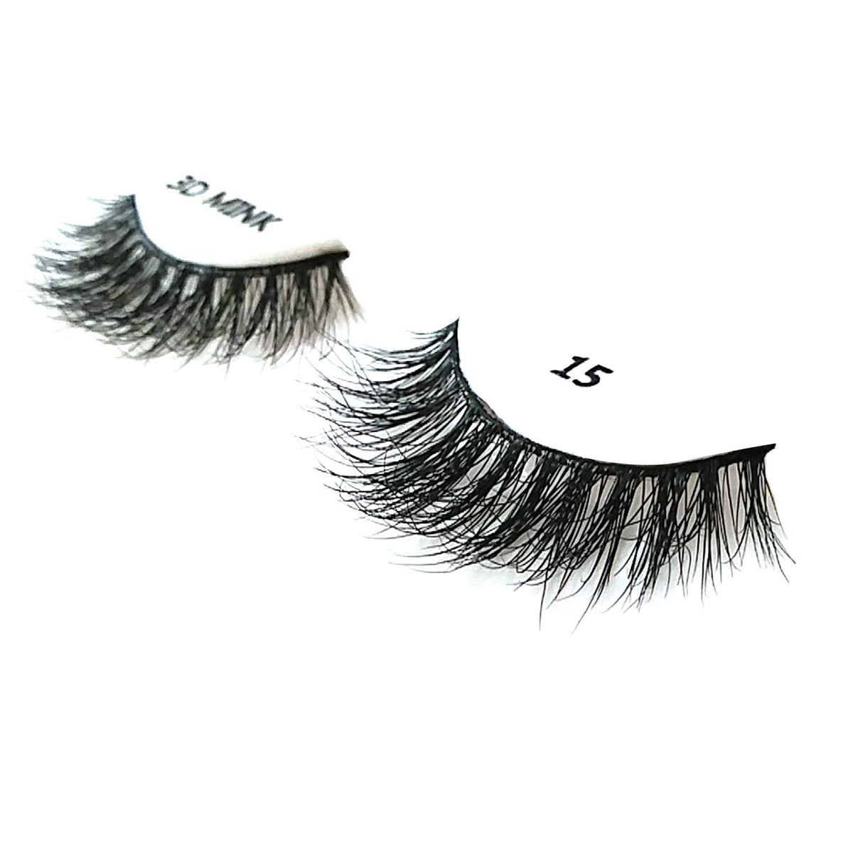 MIZ LASH 3D Mink Eyelashes 100% Real Fur Cruelty Free Strips False Lashes for Women Reusable Soft Thick Curl Dramatic Fluffy Natural Look Handmade