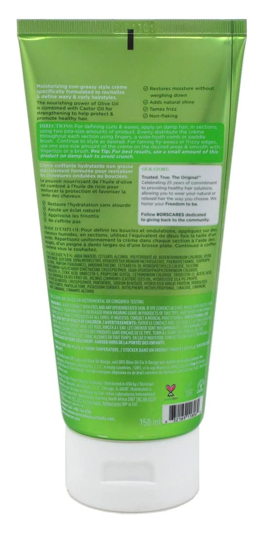ORS Olive Oil Fix-It No-grease Creme Styler 5 Oz Beauty & Personal Care ORS Olive Oil FIX-IT