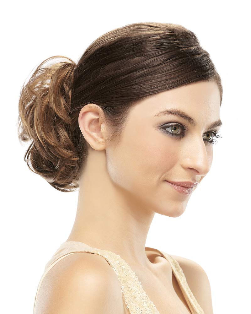 Mimic Curly Ponytail Wrap Elasticized Womens Scrunchie 4.5" Length Attachment EasiHair Hairpieces,4/33