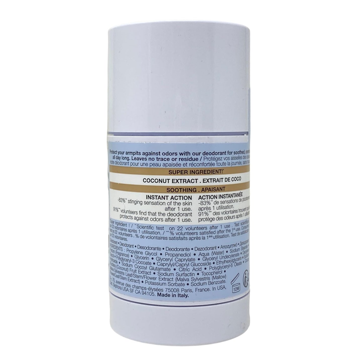 SEPHORA COLLECTION Solid Deodorant in Coconut + Aloe 1.76 oz / 50g Beauty and Personal Care SEPHORA