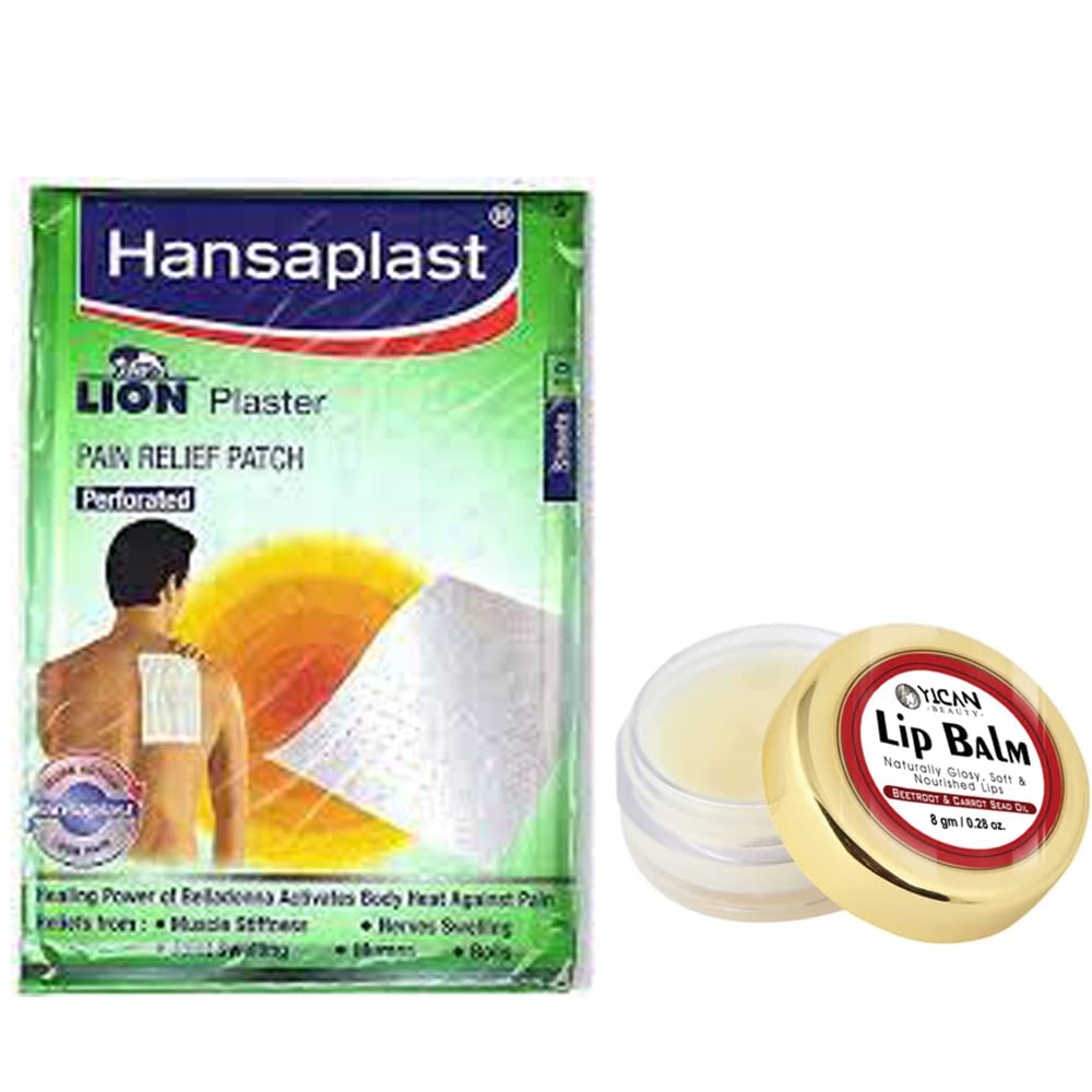 HerbalDeal Belladonna Plaster - 17Cm X 11Cm - Perforated - 10 Sheets With Pack Of 1 Yican Lips Balm Beauty and Personal Care HerbalDeal