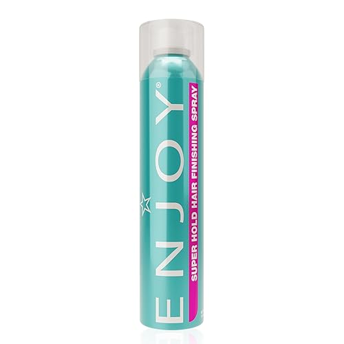 Enjoy Hair Finishing Spray - Quick Drying Versatile Styling - Provides Volume Shine Control - Firm Flexible Hold For All Hair Types (10 Oz) Beauty & Personal Care Enjoy