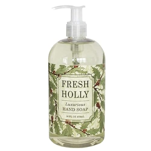 Holiday Collection: Fresh Holly 16oz Hand Soap Beauty & Personal Care Greenwich Bay Trading Company