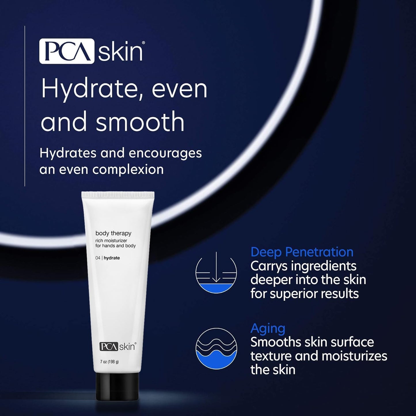 PCA SKIN Daily Body Therapy Lotion - Rich 12% Lactic Acid Moisturizing Cream to Nourish Dry Skin, Fragrance-Free, Non-Greasy Formula (7 oz) Beauty & Personal Care PCA SKIN