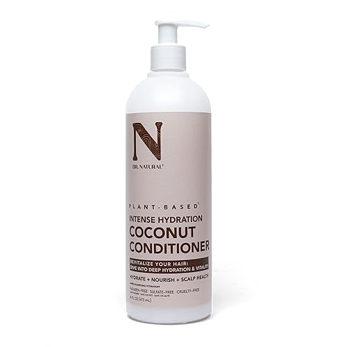 Dr. Natural Intense Hydration Coconut Conditioner - Hydrating Conditioner for Women and Men with Shea Butter - Frizz Control and Hair Growth - 473 ml Beauty & Personal Care Dr. Natural
