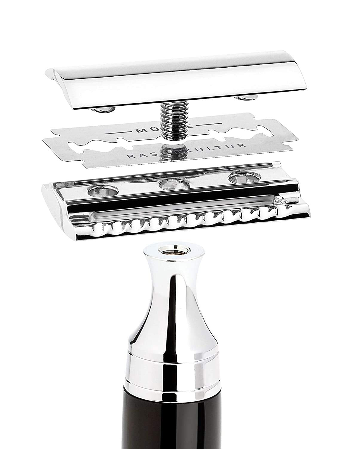 MÜHLE TRADITIONAL R89 Double Edge Safety Razor (Closed Comb) - Perfect for Everyday Use - Barbershop Quality Close Smooth Shave - Luxury Razor for Men Beauty and Personal Care MÜHLE