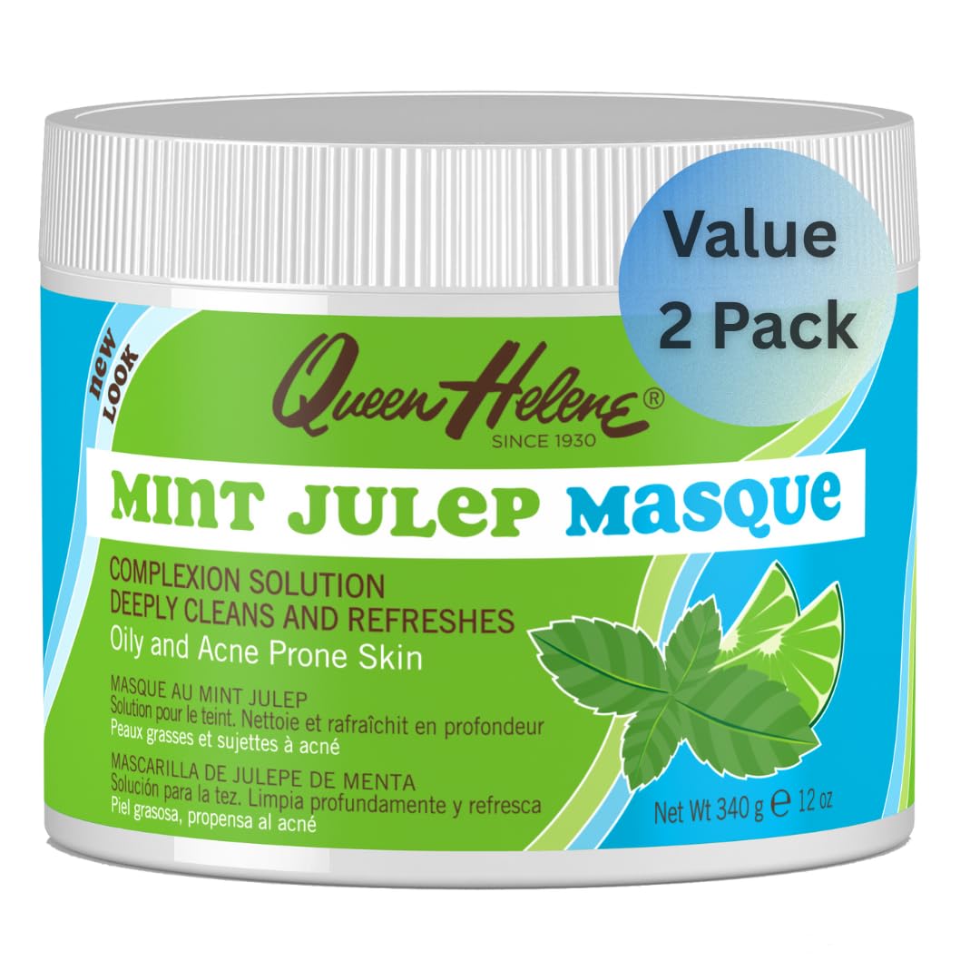 Queen Helene Jar Mint Julep Masque 12 Ounce (354ml) (2 Pack) Beauty & Personal Care Queen Helene