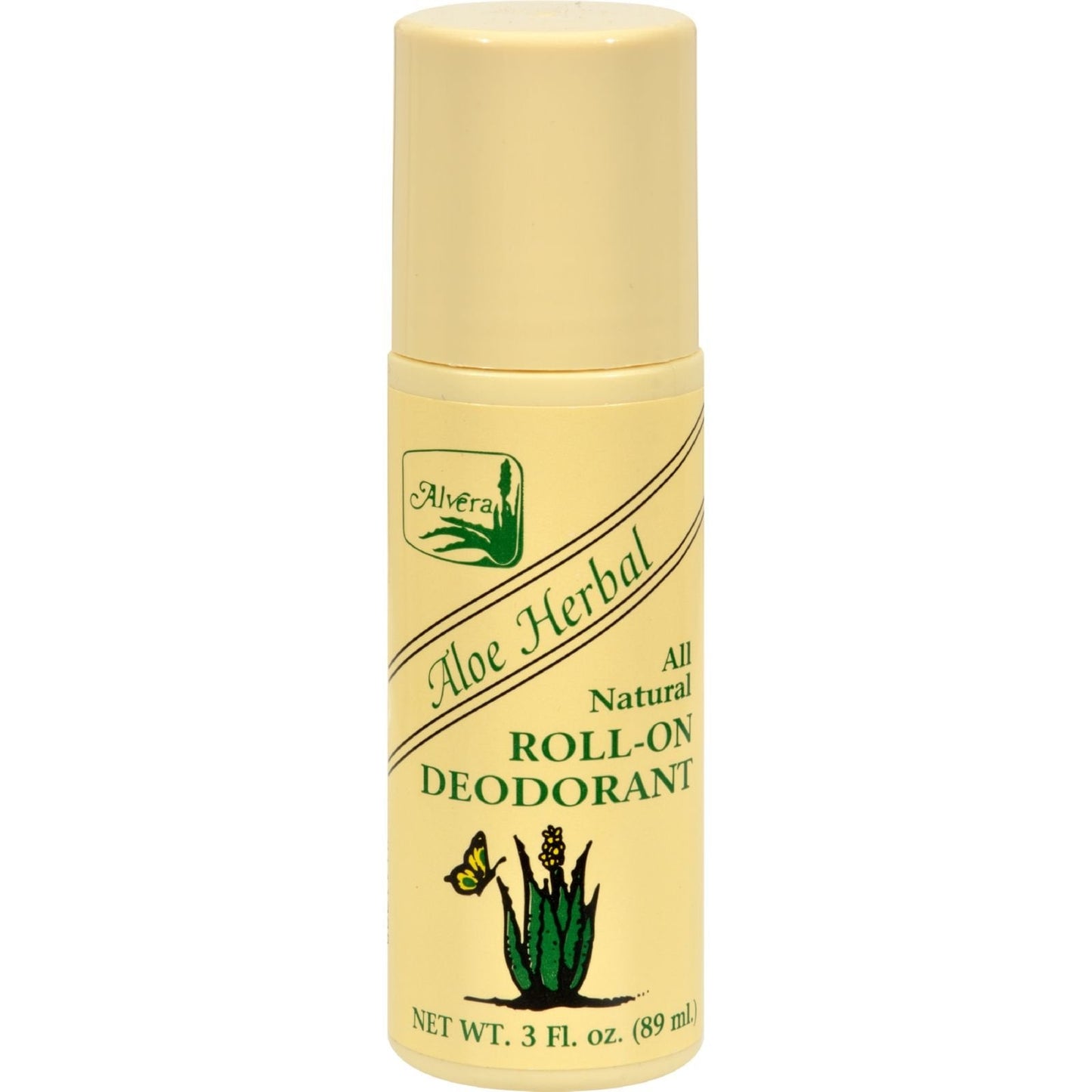 Alvera All Natural Roll-On Deodorant Aloe Herbal - 3 fl oz2 Beauty and Personal Care Alvera