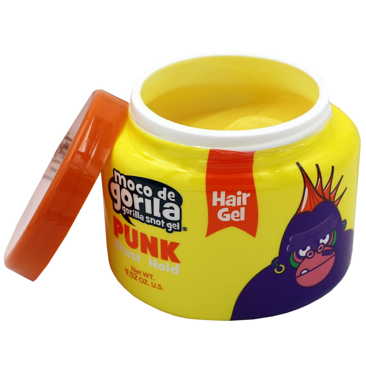 Moco de Gorila Punk, Hair Styling Gel, Gives your Hairstyle a Long-Lasting Effect, Reactivate with Water, High Fixation, 3-Pack of 9.52 Oz Each, 3 Beauty & Personal Care Moco de Gorila