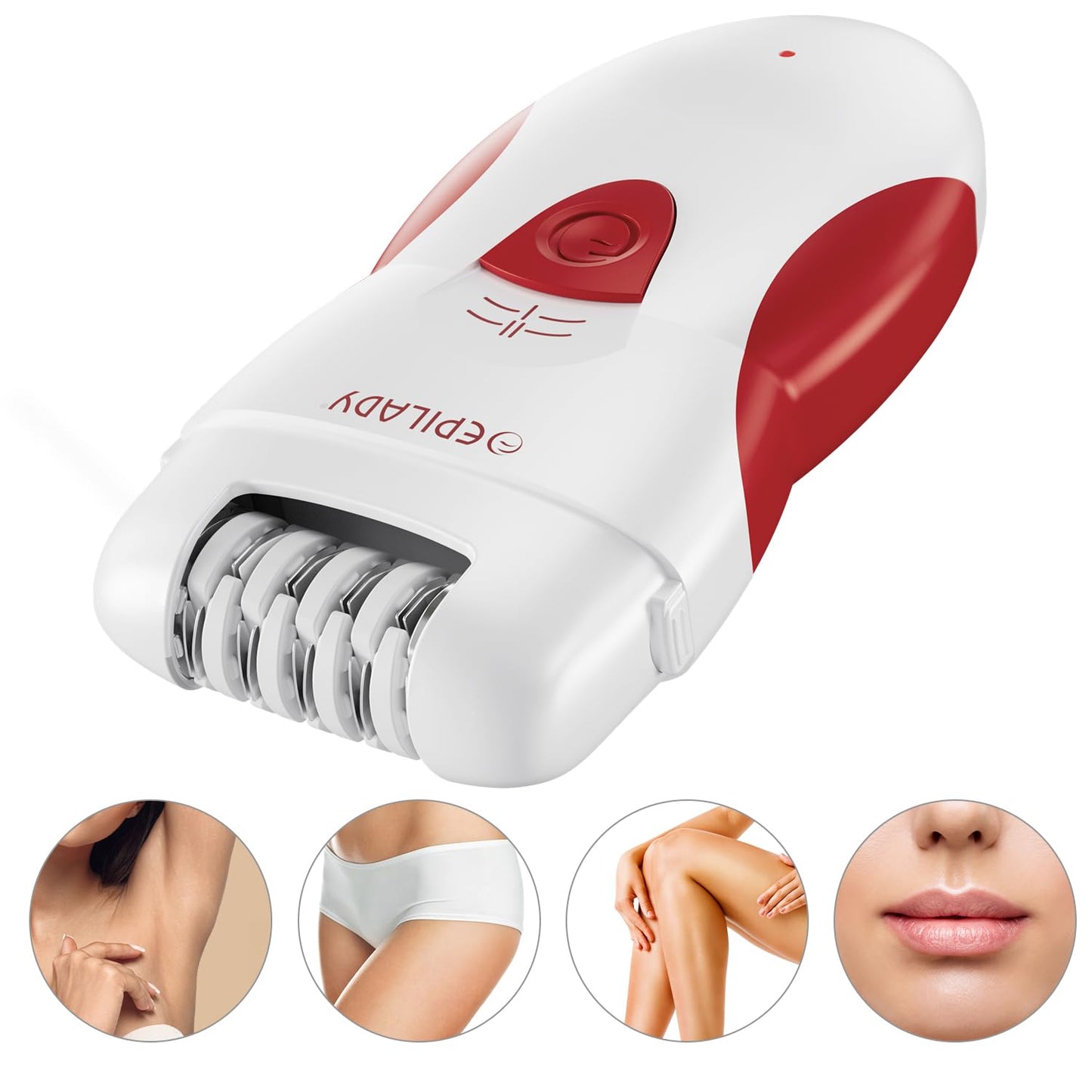 Epilady Legend 4 - Cordless Epilator Hair Removal Device for Women, 2 Speed Bikini Trimmer, Electric Shaver for Women, Rechargeable Body Hair Remover Beauty and Personal Care Epilady