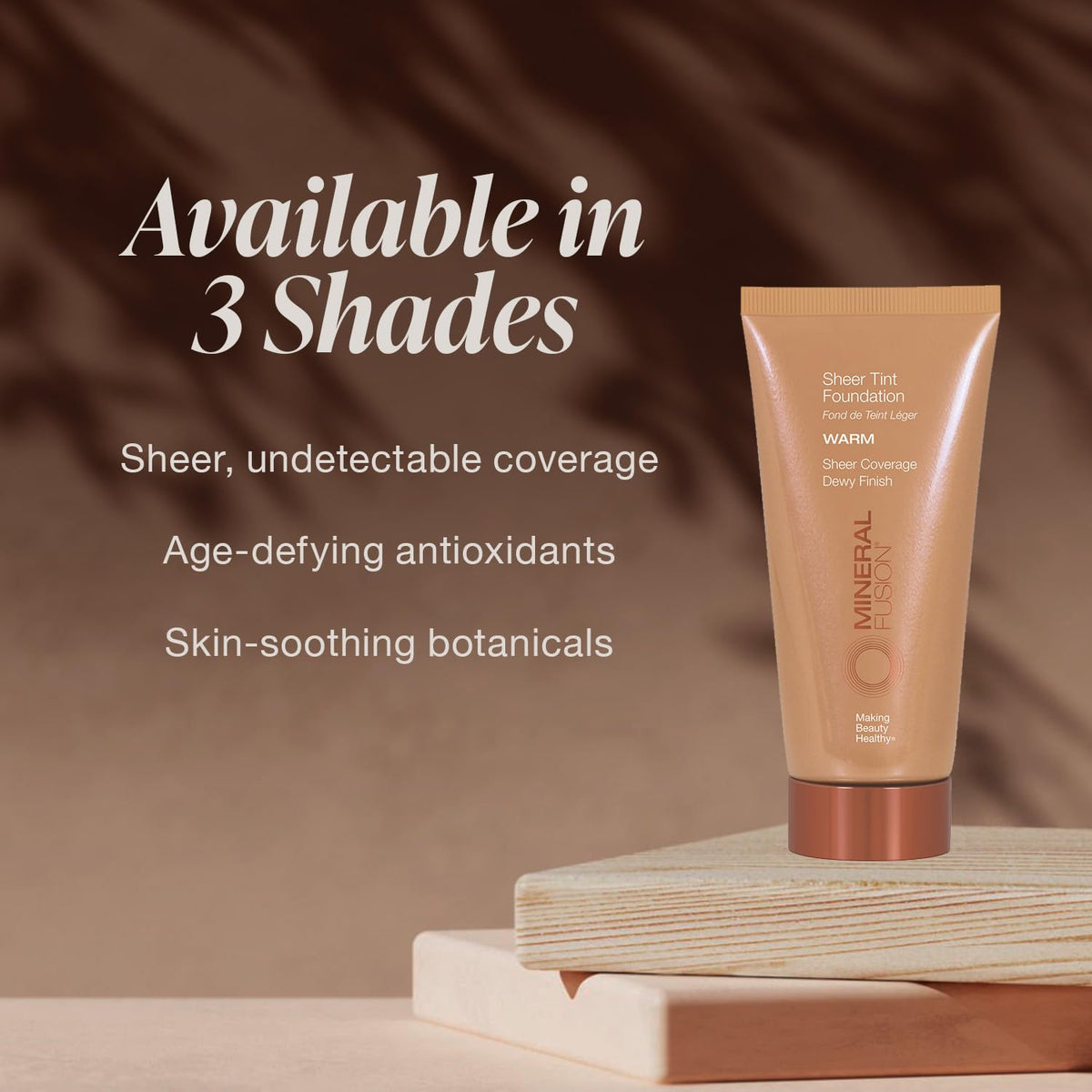 Mineral Fusion Sheer Tint Foundation, Olive, 1.8 Oz Beauty & Personal Care Mineral Fusion