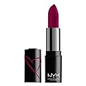 NYX PROFESSIONAL MAKEUP Shout Loud Satin Lipstick, Infused With Shea Butter - Dirty Talk (Bright Berry) Beauty & Personal Care NYX PROFESSIONAL MAKEUP
