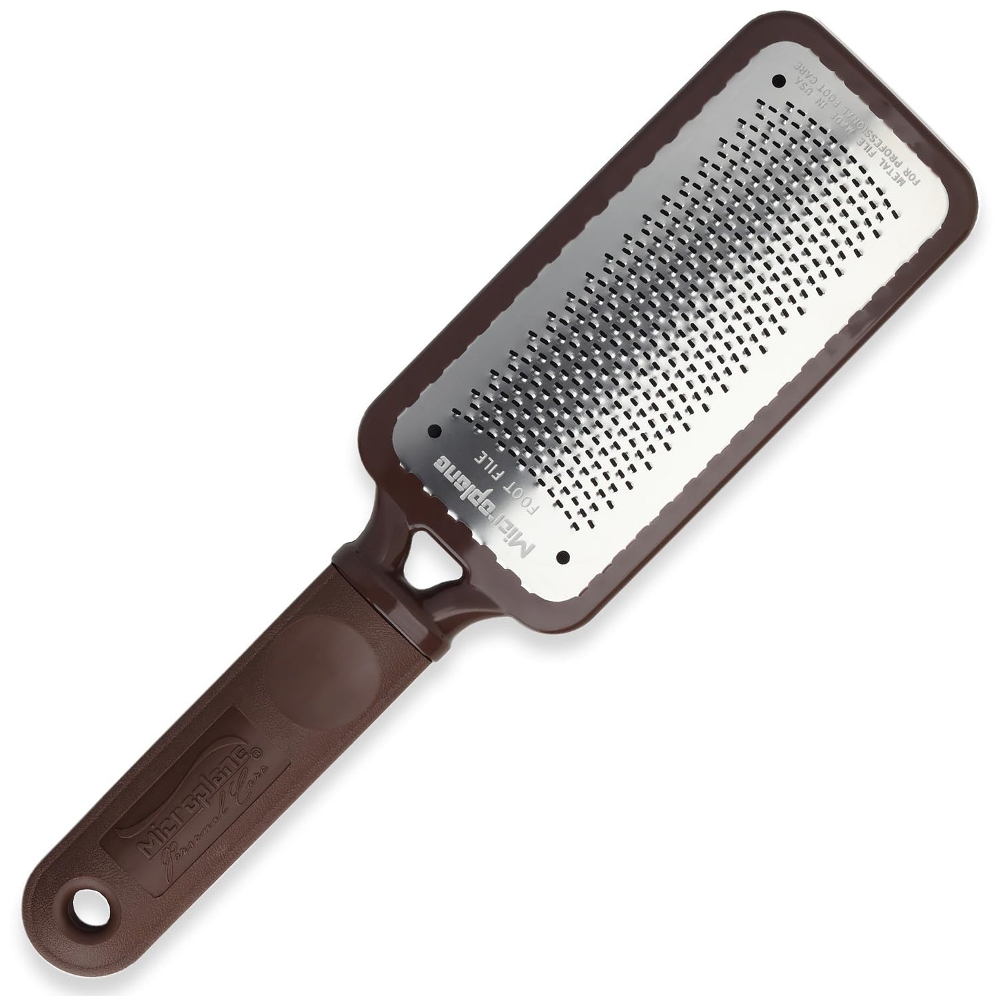 Microplane Colossal Foot File Scraper - The Original Stainless Steel Foot Rasp, Dead Skin/Callus Remover for Feet, Gentle Foot Scrubber, Pedicure Beauty & Personal Care Microplane