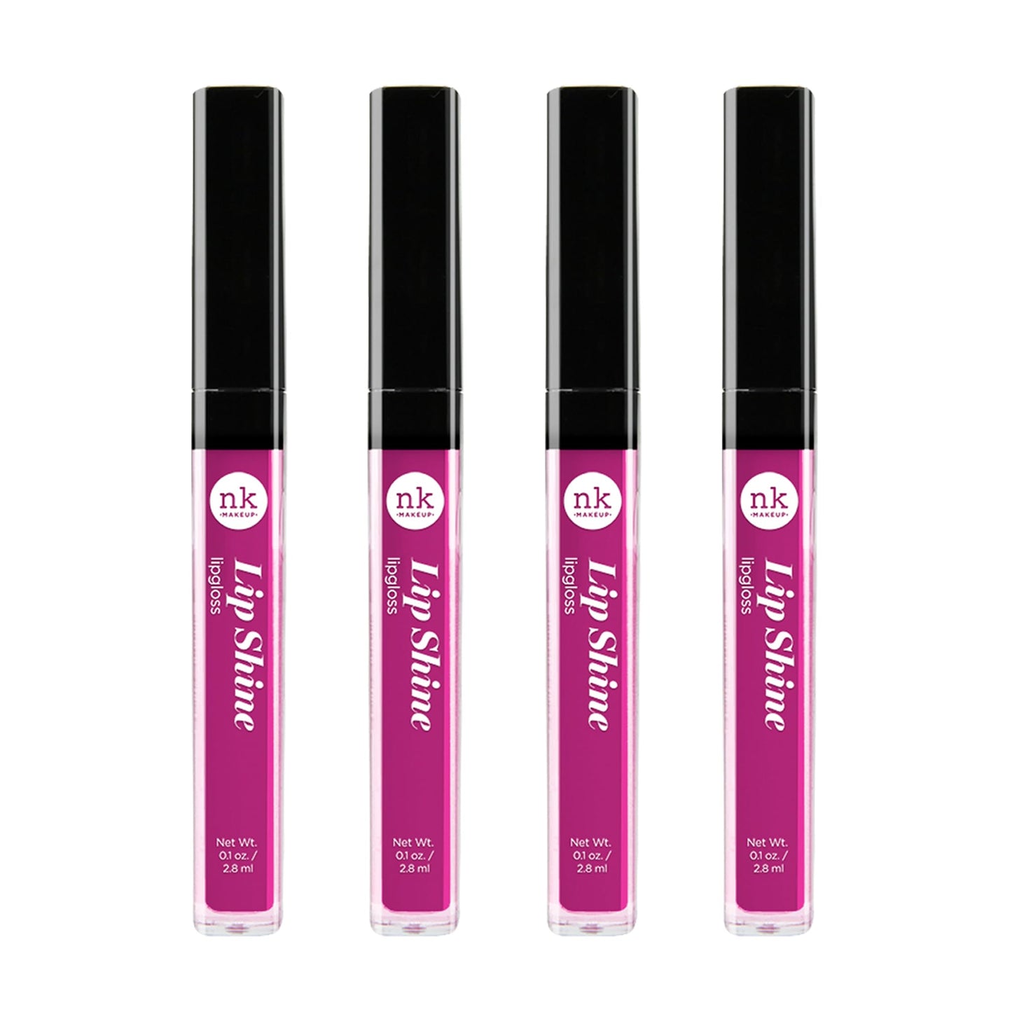 NICKA K NEW YORK Lip Shine, Cosmetics, vibrant colors, bright colors, shining lips, lip shine, long lasting (AMZ241) Beauty & Personal Care NICKA K NEW YORK