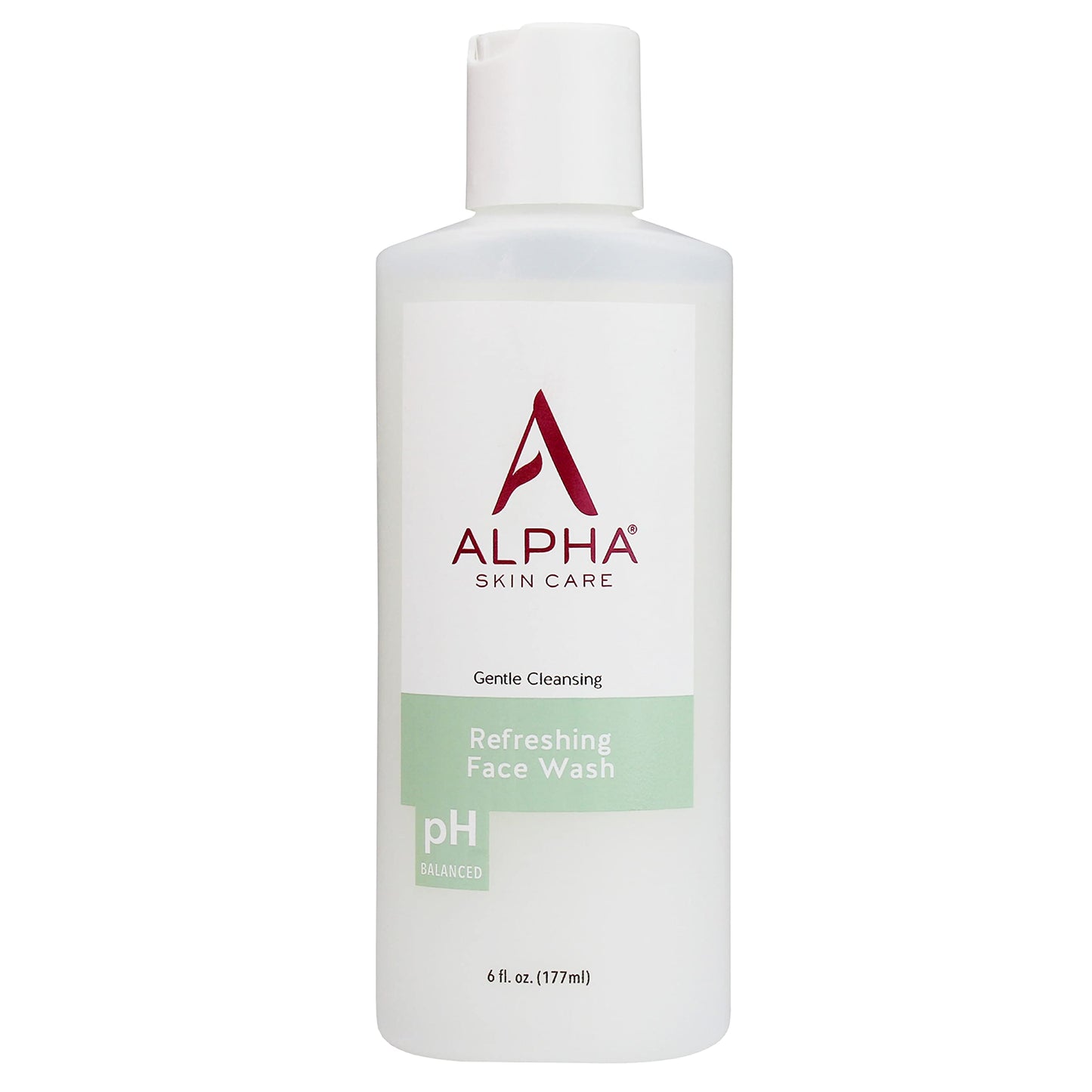 Alpha Skin Care Refreshing Face Wash 6 oz – Gentle Soap-Free Cleanser with Citric AHA to Purify, Remove Makeup & Oil, Balance pH, Anti-Aging Beauty & Personal Care Alpha
