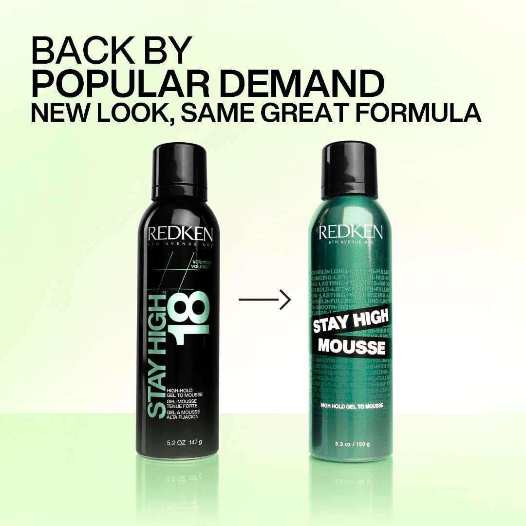 Redken Stay High Volumizing Mousse - For Fine Hair