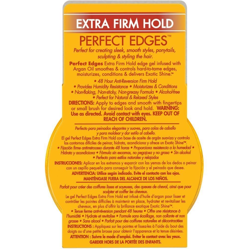 Creme Of Nature Argan Oil Perfect Edges Extra Hold 2.25 Ounce (66ml) (2 Pack) Beauty & Personal Care Creme of Nature