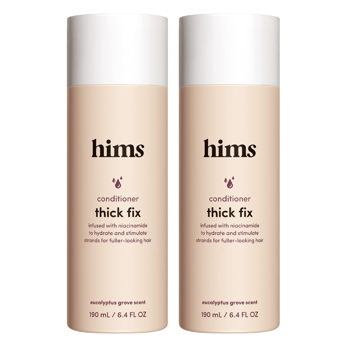 hims Thick Fix Conditioner - Hair Loss Conditioner With Niacinamide - Supports Hair Growth Treatment - Fresh Eucalyptus Grove, 2 pack, 6.4oz Beauty & Personal Care HIMS & HERS