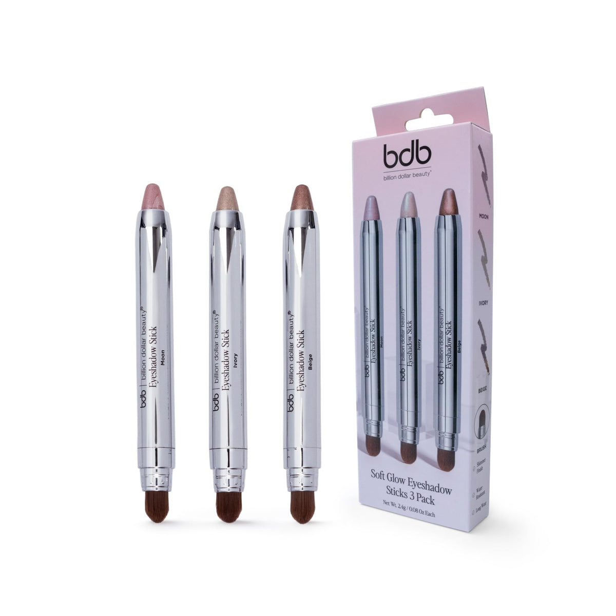 3-Pack Eyeshadow Sticks by Billion Dollar Beauty