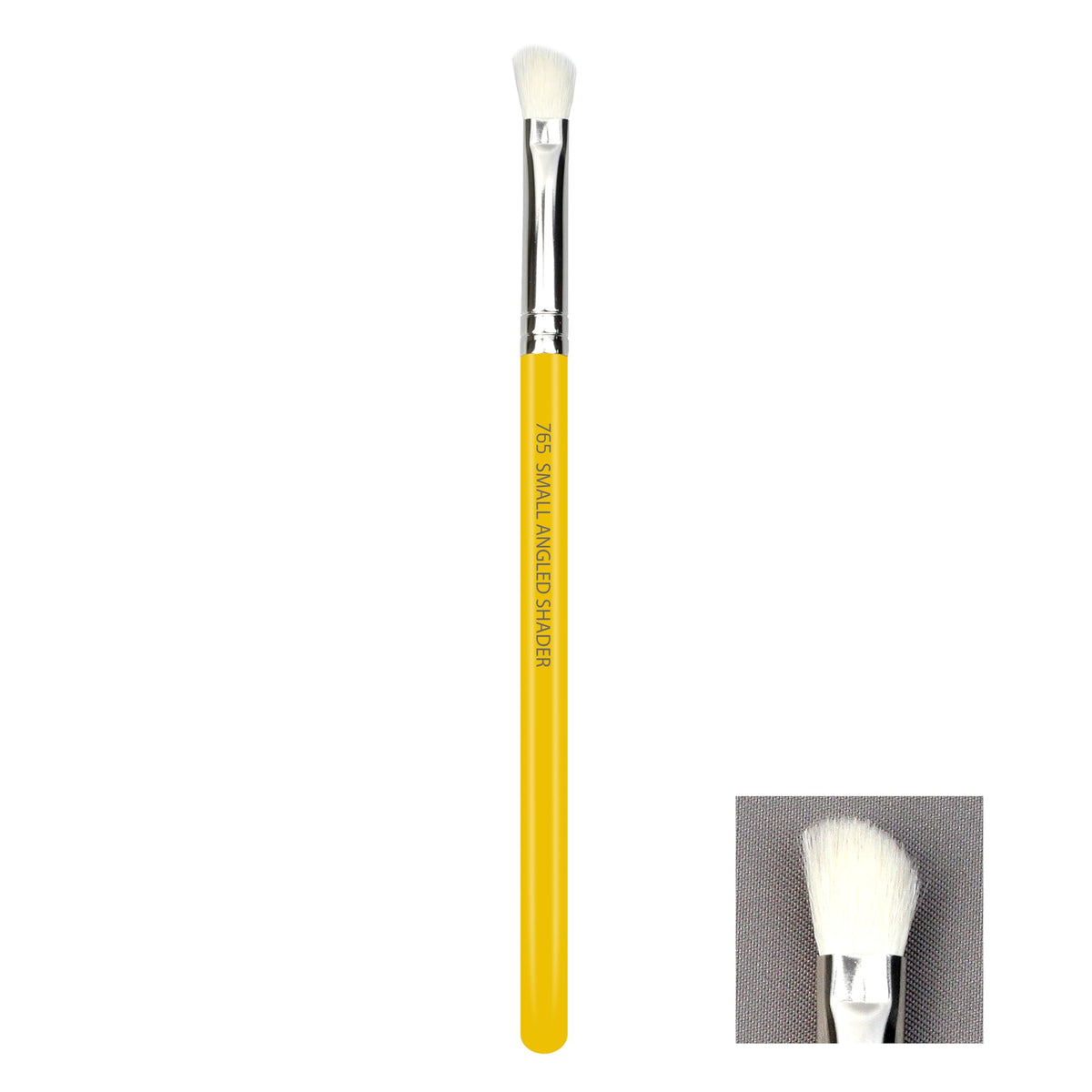 Bdellium Tools Professional Makeup Brush - Studio Series 765 Small Angled Shader - With Mix of Soft Natural and Synthetic Fibers, For Natural and Even