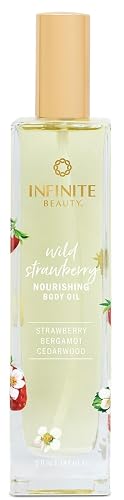 Infinite Beauty Nourishing Body Oil - Wild Strawberry | Hydrating, Softening, and Nourishing Skin Care for All-Over Body Use | 5 Fl Oz Beauty & Personal Care Infinite Beauty