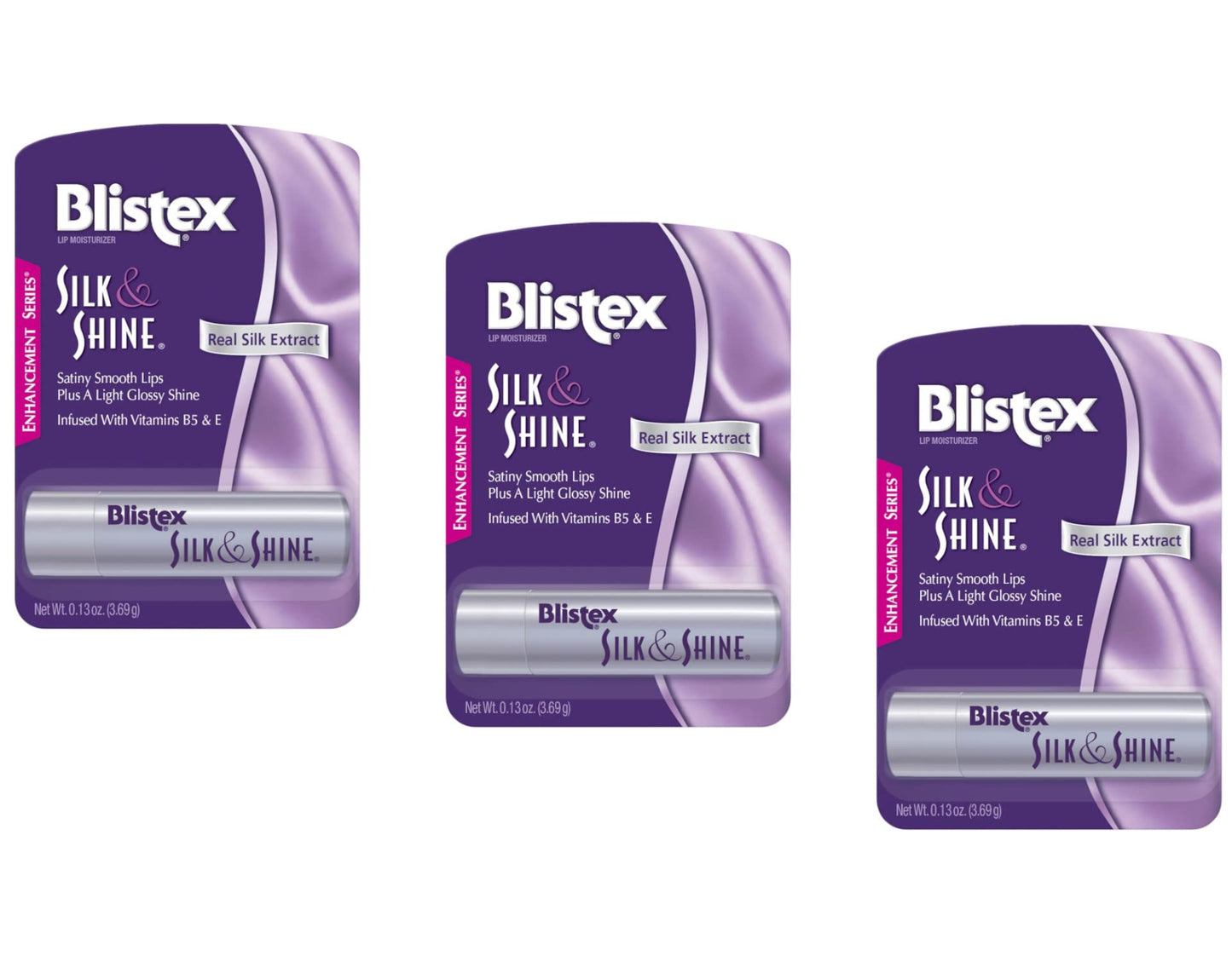 Blistex Silk & Shine Lip Moisturizer 0.13 oz Pack of 3 Beauty and Personal Care Blistex