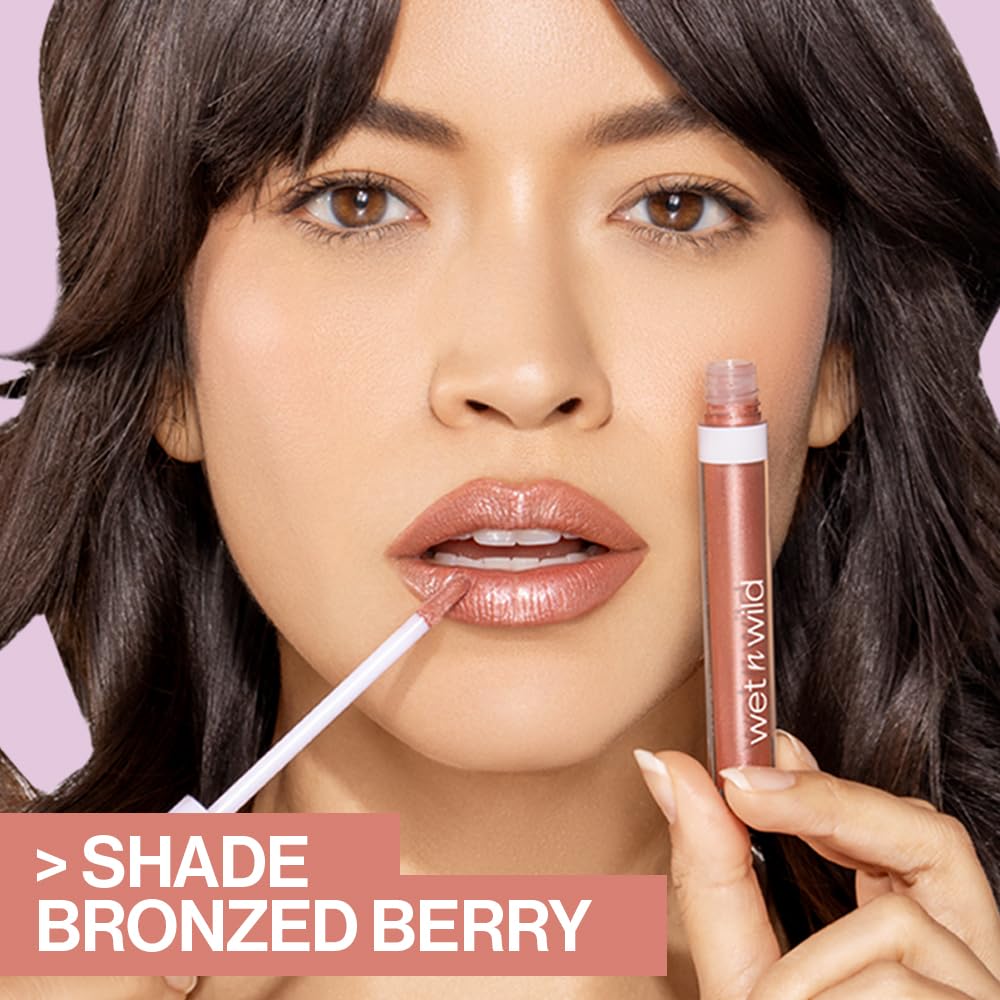 wet n wild MegaSlicks Lip Gloss, Ultra-Glossy, Vitamin-E Enriched, Ultra-Gloss High Shine Moisturizing, Cruelty-Free & Vegan - My Cherry Amour Beauty & Personal Care wet n wild