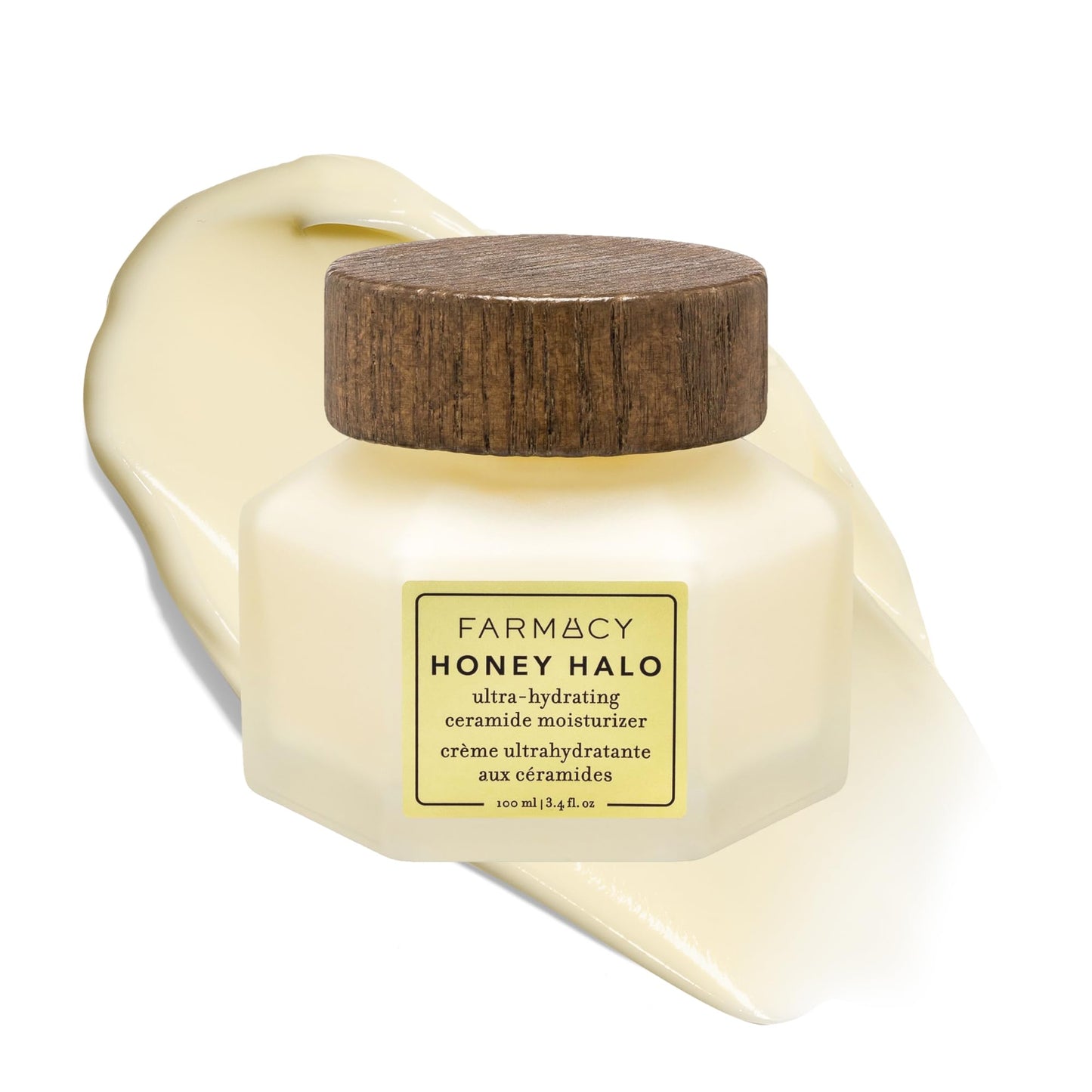 Farmacy Ceramide Face Moisturizer - Honey Halo Ultra Hydrating Facial Moisturizer with Buckwheat Honey + Ceramides - Helps Restore Barrier + Replenish Beauty and Personal Care Farmacy