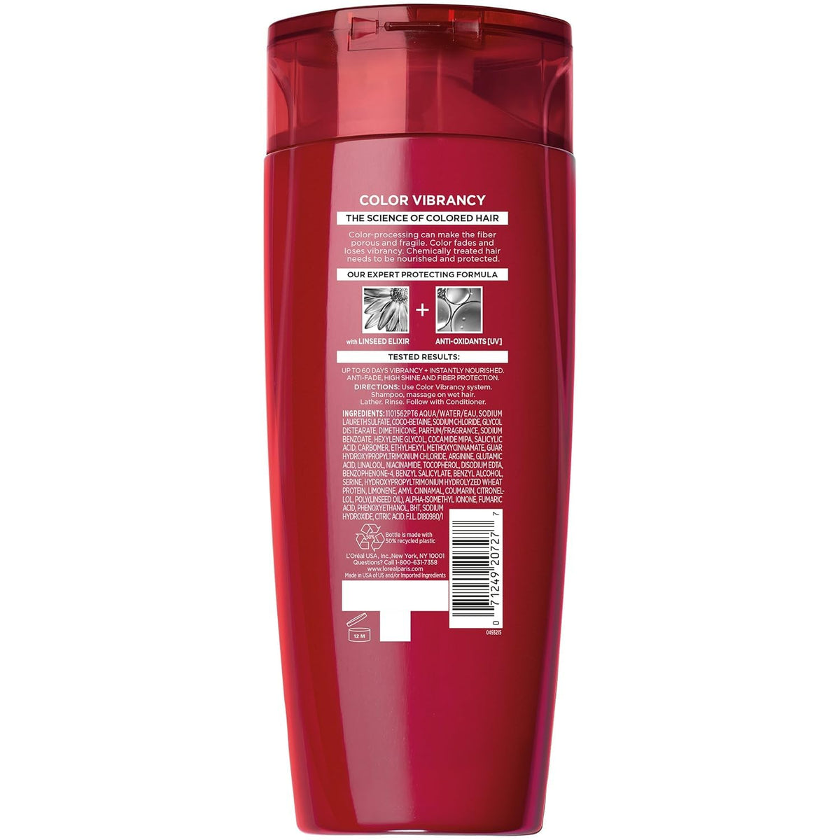 L’Oreal ParisAdvanced Haircare Color Vibrancy Nourishing Shampoo 12.6 oz (Pack of 7)