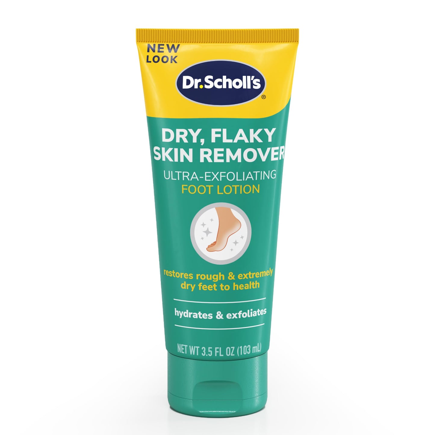 Dr. Scholl's Ultra Exfoliating Foot Lotion 3.5oz – Urea Moisturizer for Dry, Cracked Feet, Heals, Soothes & Smooths for Healthy Skin Beauty & Personal Care Dr. Scholl's