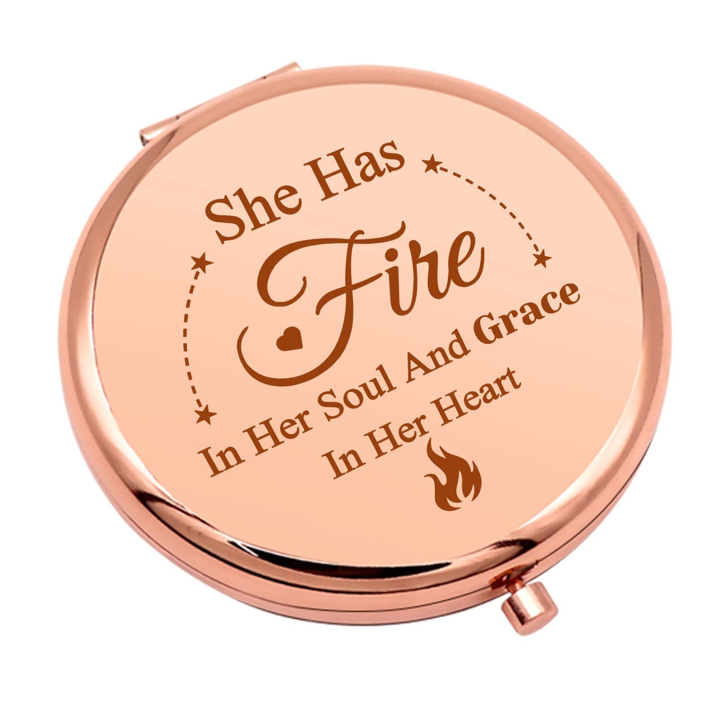 Inspirational Gift for Women Encouragement Gift Compact Makeup Mirror for Her Motivational Birthday Gift for Mom Daughter Folding Makeup Mirror Beauty & Personal Care Mwphuy