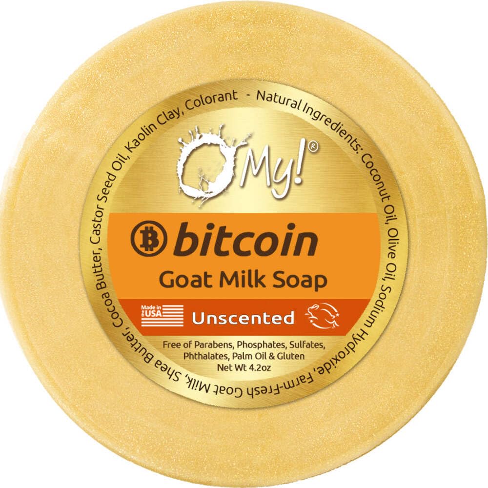 O My! Bitcoin Goat Milk Soap Beauty & Personal Care O My!