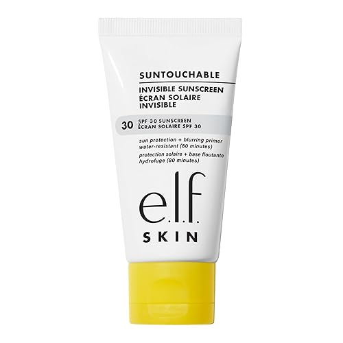e.l.f. SKIN Suntouchable Invisible SPF 35, Lightweight, Gel-based Sunscreen For A Smooth Complexion, Doubles As A Makeup Primer, Vegan & Cruelty-Free Beauty & Personal Care e.l.f.