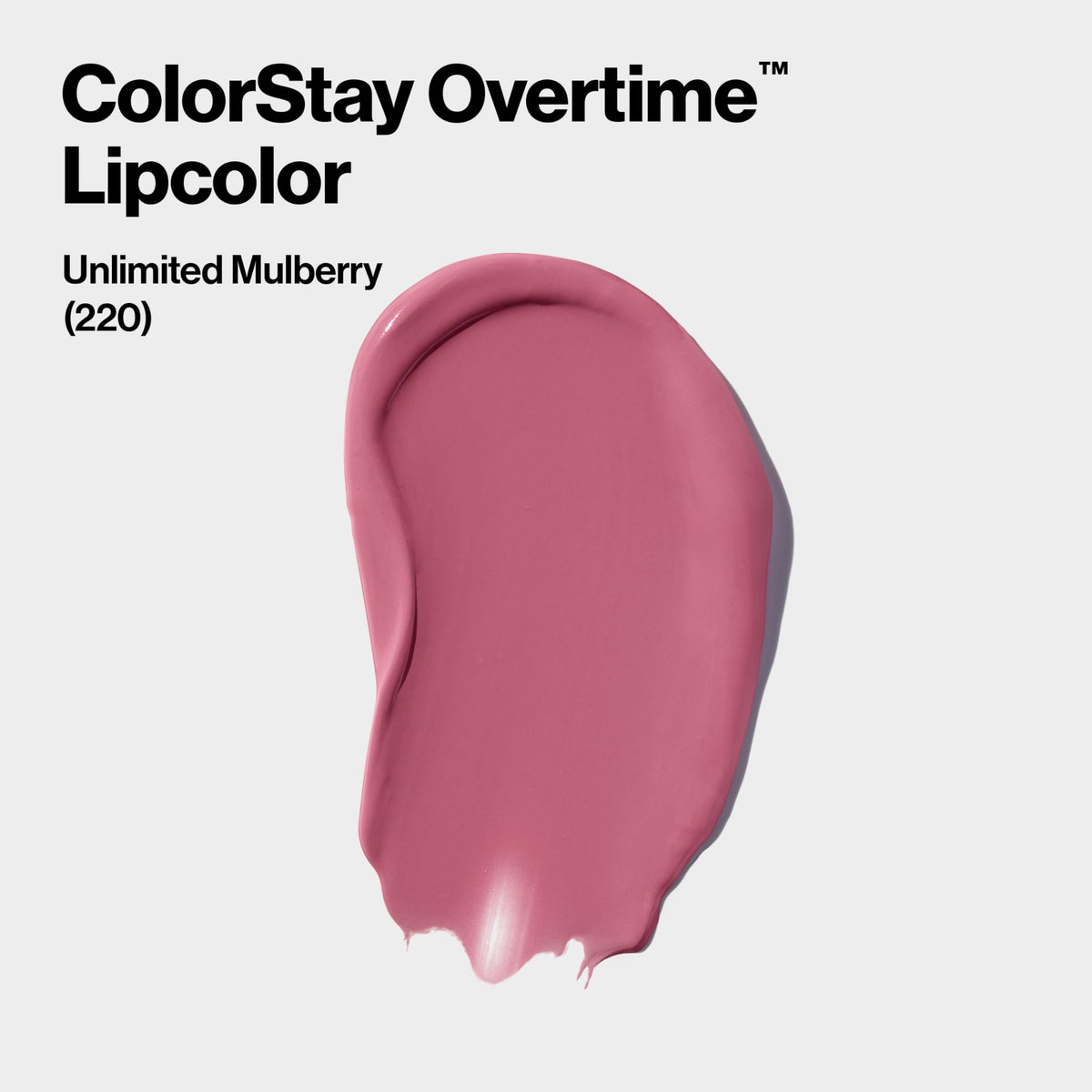 Revlon Liquid Lipstick with Clear Lip Gloss, ColorStay Overtime Lipcolor, Stocking Stuffer for Women, 220 Unlimited Mulberry, 0.07 fl oz Beauty & Personal Care REVLON
