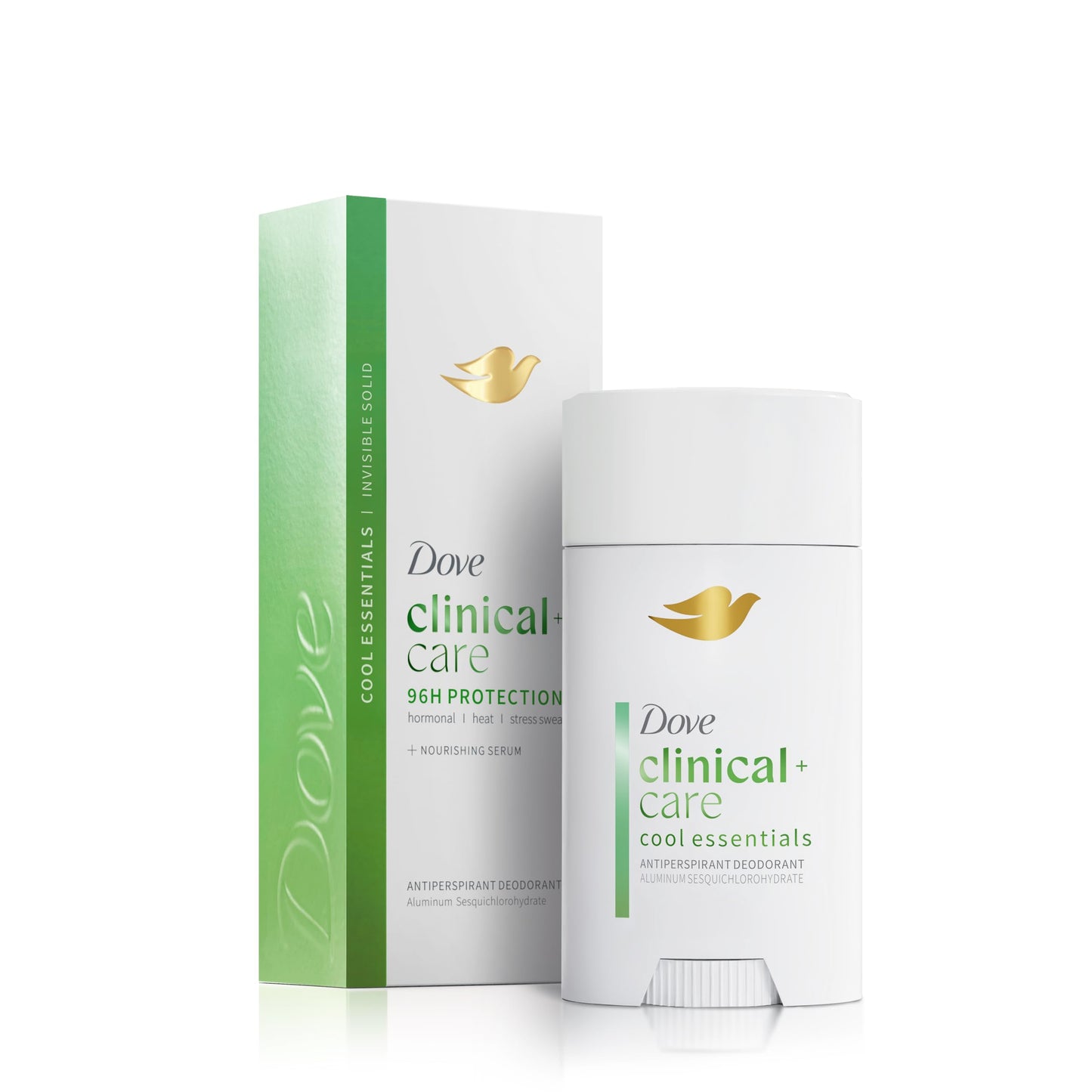 Dove Clinical + Care Antiperspirant Deodorant Stick for Women, 96H Clinical Strength Sweat & Odor Protection, With Nourishing Serum, Cool Essentials Beauty and Personal Care Dove