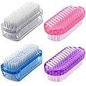 Xjinmin Nail Brush Two Sided Fingernail Scrub Brush Hand Cleaning Brushes Soft Stiff Bristles Nails Toes scrubber for Men Women Kids,4 PCS Beauty & Personal Care Xjinmin