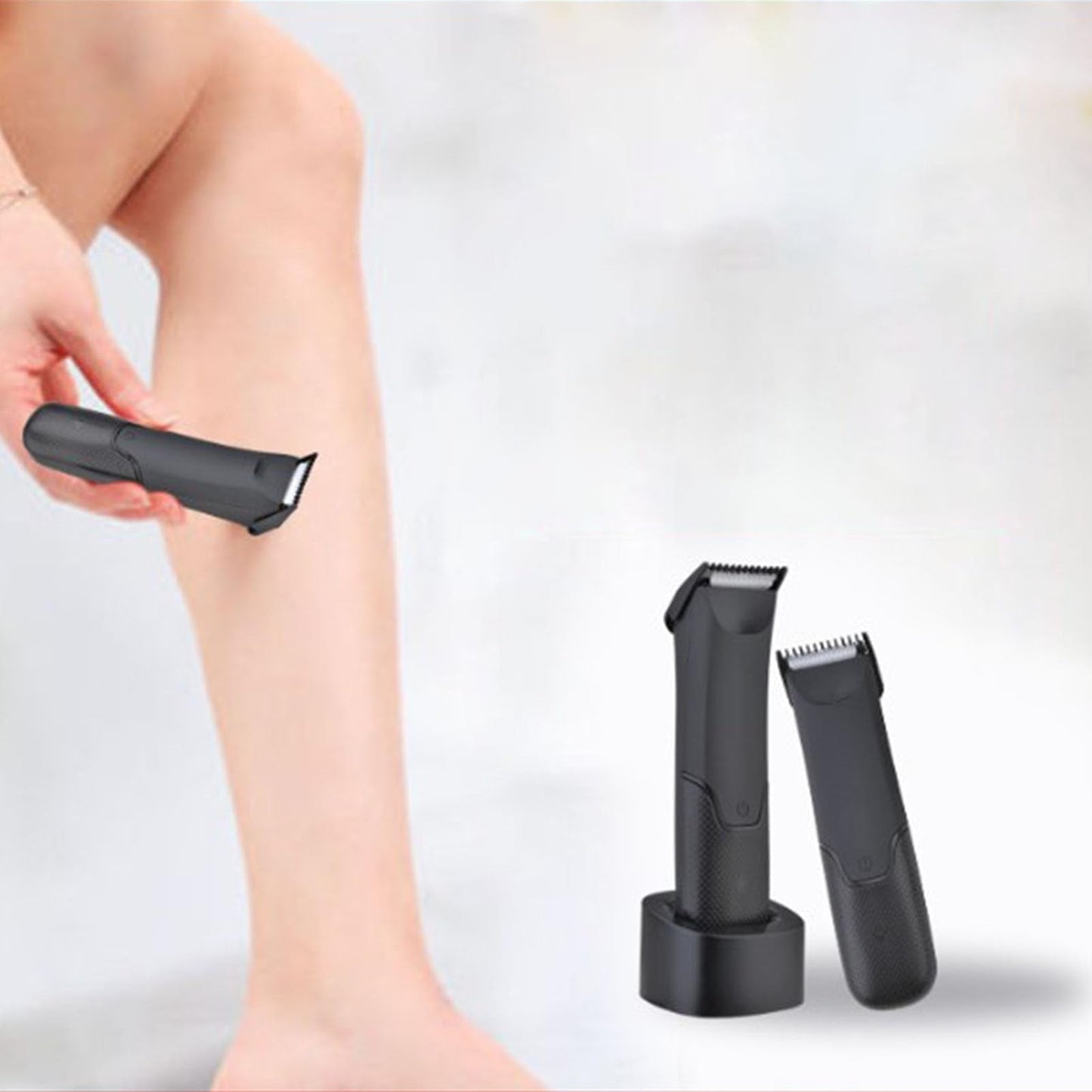 Yosoo Beard Trimmer, Portable Electric Hair Clipper Clippers for Men Mustache Trimmers for Men with Charging Base Gentle Hair Removal Blades for Whole Beauty and Personal Care Yosoo
