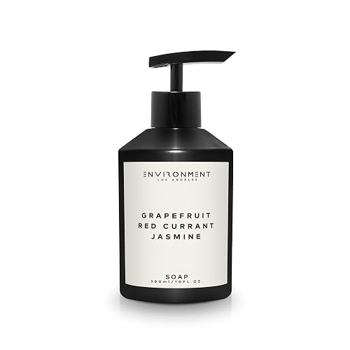 ENVIRONMENT Inspired by 5-Star Resort MRT Hand Soap, 300ml Luxury Liquid Hand Soap (Grapefruit | Red Currant | Jasmine) Home Essentials, Kitchen Beauty & Personal Care ENVIRONMENT