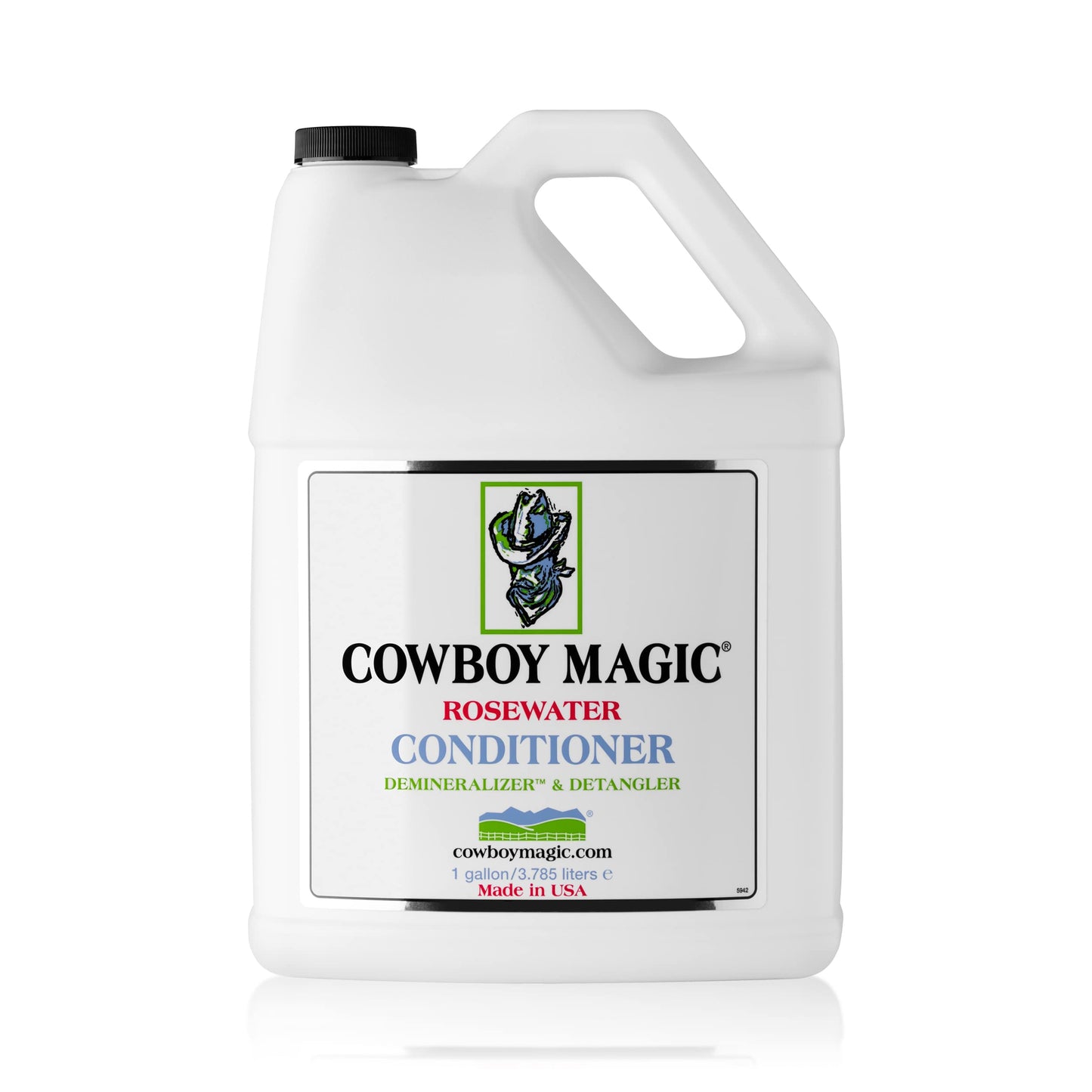 Cowboy Magic Rosewater Conditioner Gallon Rosewater Herbal Blend Leaves Hair Smooth and Silky Beauty & Personal Care Cowboy Magic